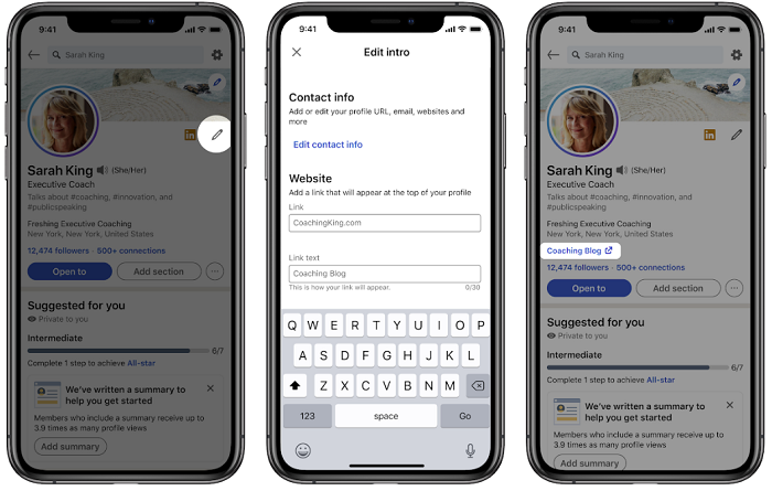 LinkedIn Creator Mode update