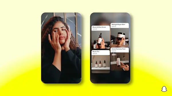 Dynamic product ads on Snapchat