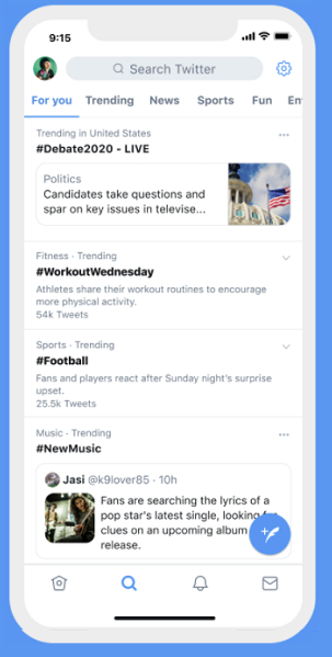 Twitter trends