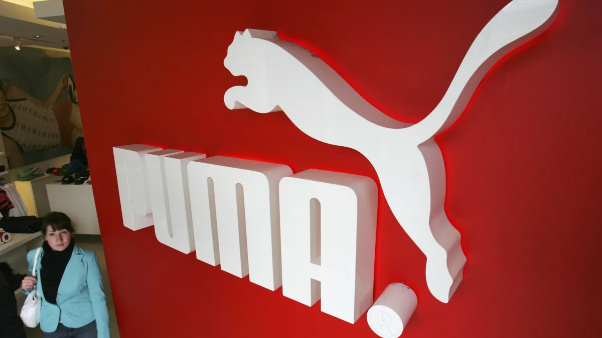 Shot of  PUMA logo