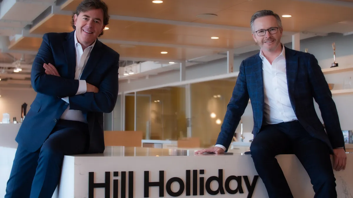 Hill Holliday CEO Chris Wallrapp and Attivo Group CEO Cam Murchison stand side-by-side