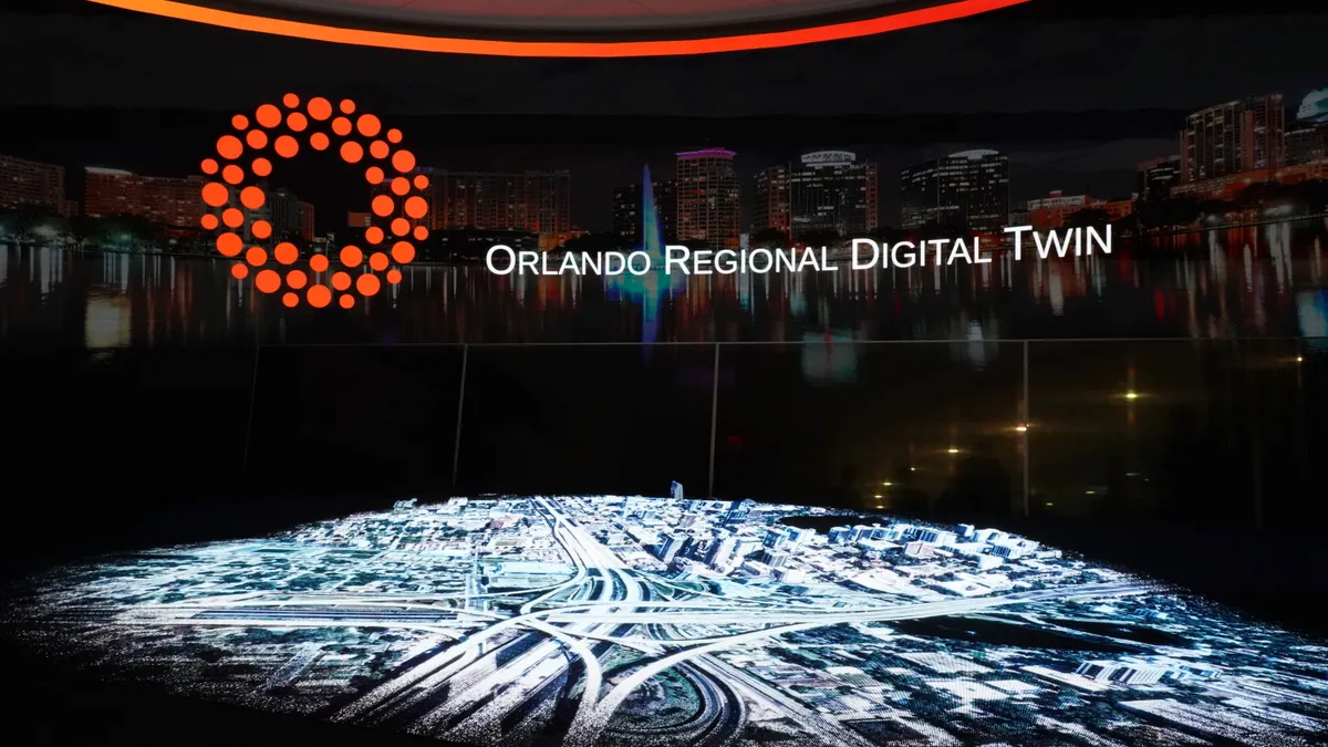 Orlando regional digital twin on display.