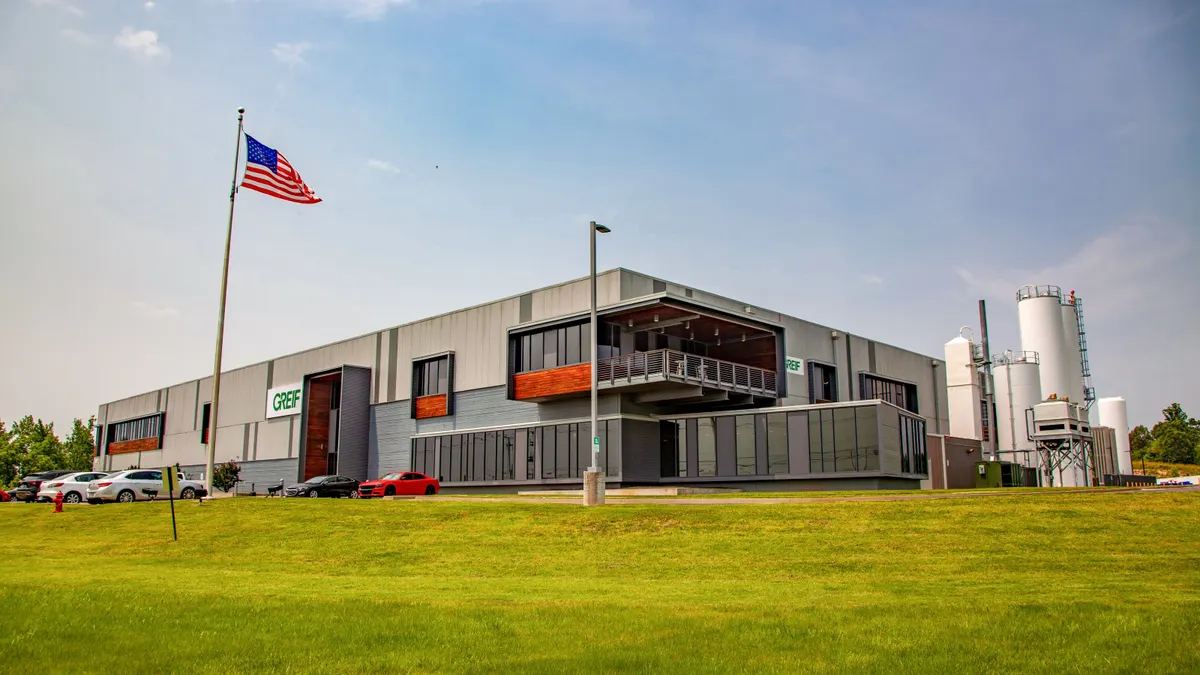 Exterior view of Greif's flagship polymer facility in Murray, Kentucky