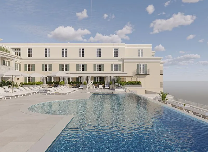 A rendering of The Cooper hotel