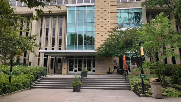 A library building at New Jersey City University.