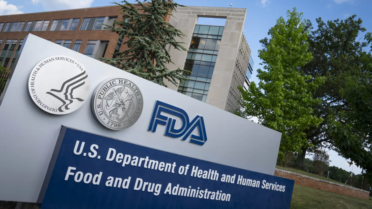 The headquarters of the FDA, which has recently issued a recall for Teleflex air filters used in hospital respirators.