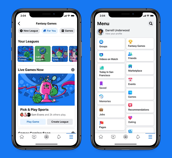 Facebook fantasy games