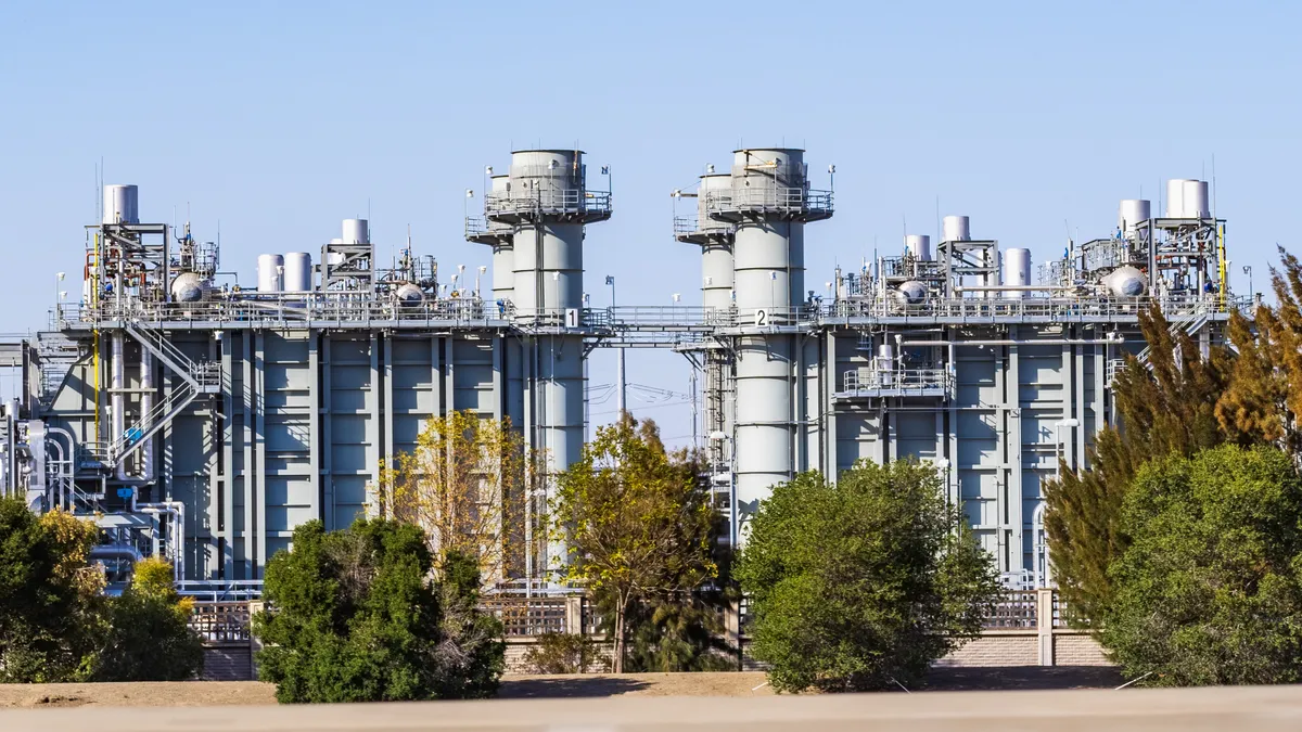 Natural Gas-Fired, Combined-Cycle Power Plant equipped with emissions control technology.