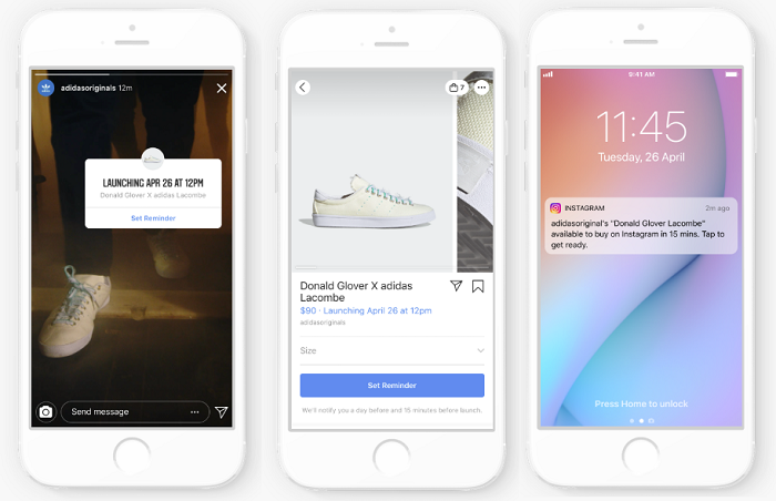 Instagram product launch tags