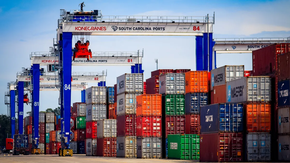 Photo of the Port of Charleston shared with SCD on July 22, 2020