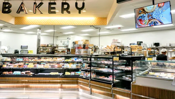 Bakery department in Albertsons grocery store