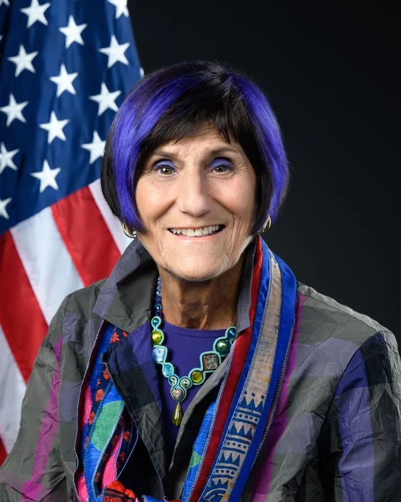 A headshot image of Rep. Rosa DeLauro.