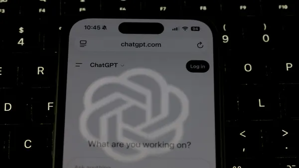 OpenAI's ChatGPT asks iPhone user for prompt