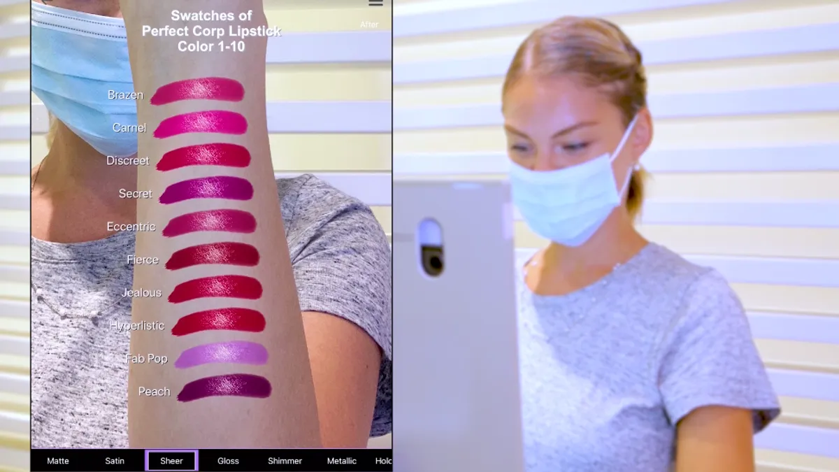 Perfect Corp adds contactless virtual makeup try on features.