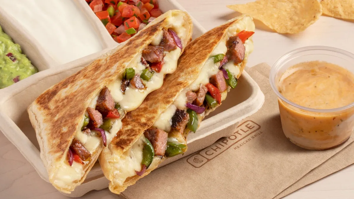 A Chipotle quesadilla