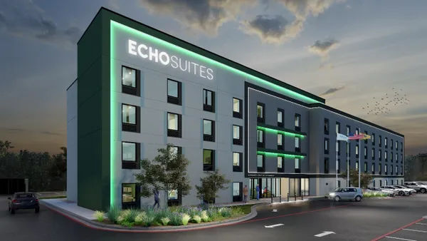 A computer rendering of an Echo Suites