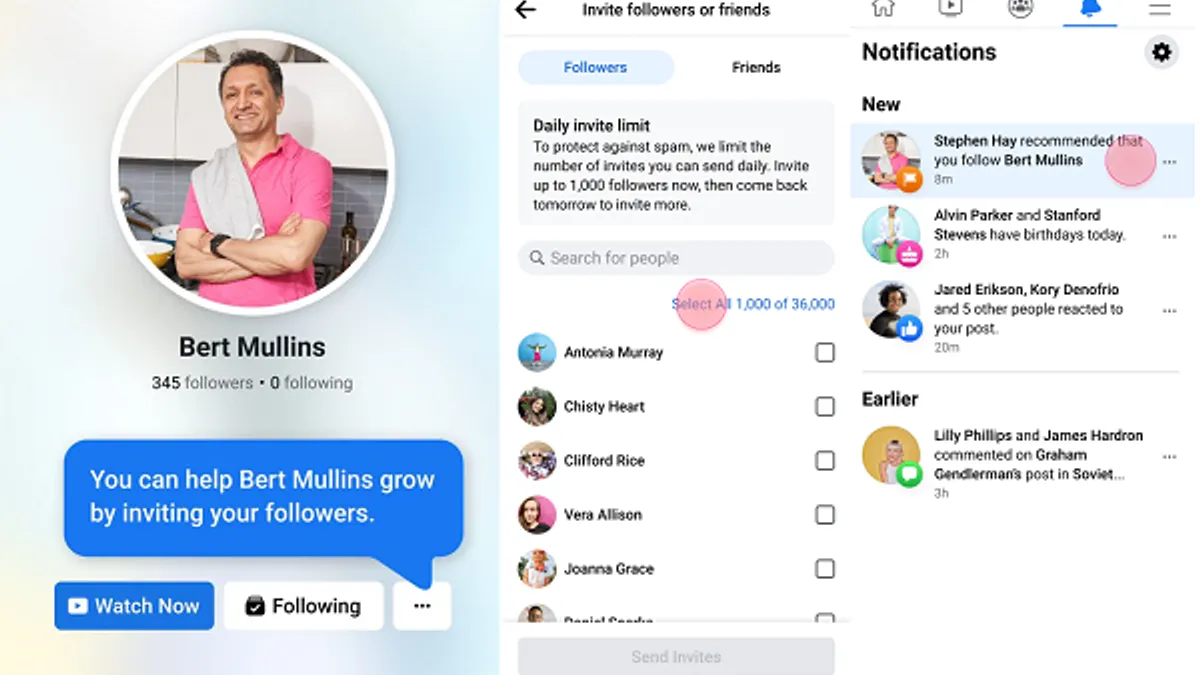 Facebook creators update