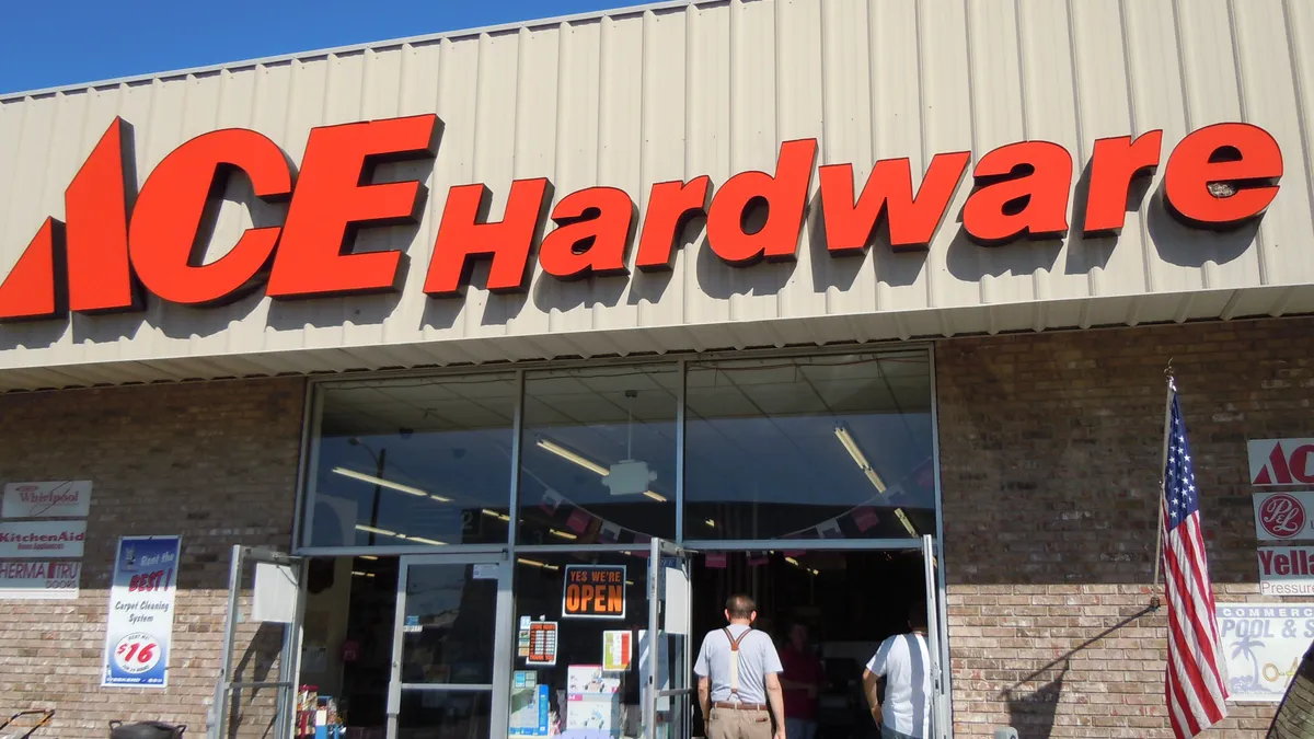 An Ace Hardware store in Port St. Joe, Florida.