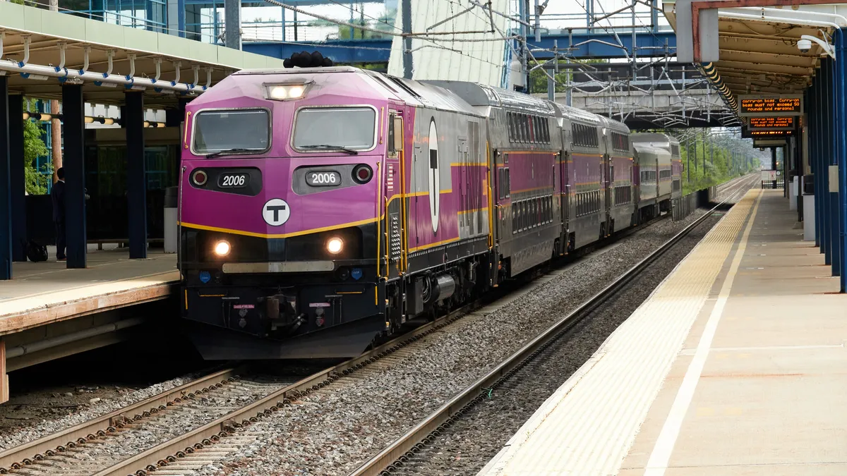 Keolis operates Boston-area commuter trains for the Massachusetts Bay Transportation Authority (MBTA).