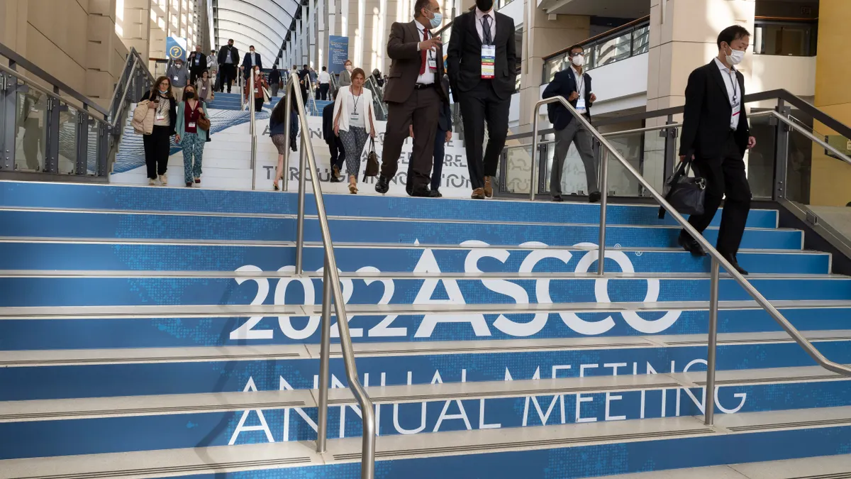 A photo of attendees to the 2022 American Society of Clinical Oncology annual meeting.