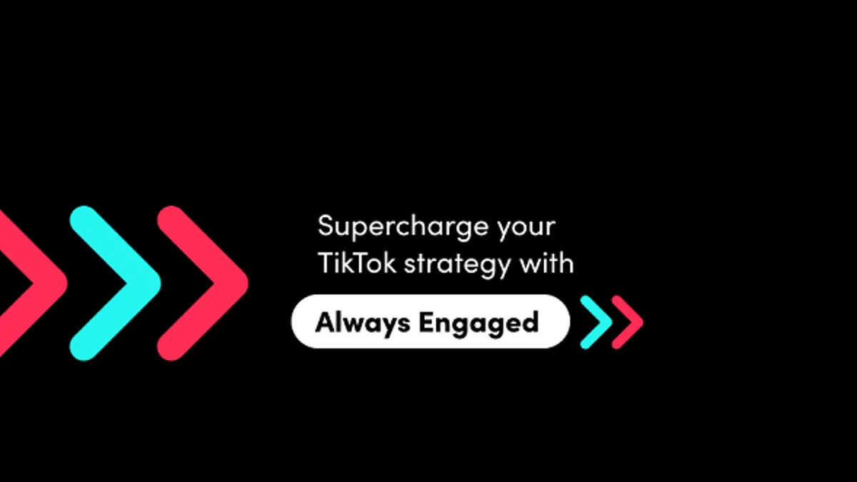 TikTok Always Engaged infographic