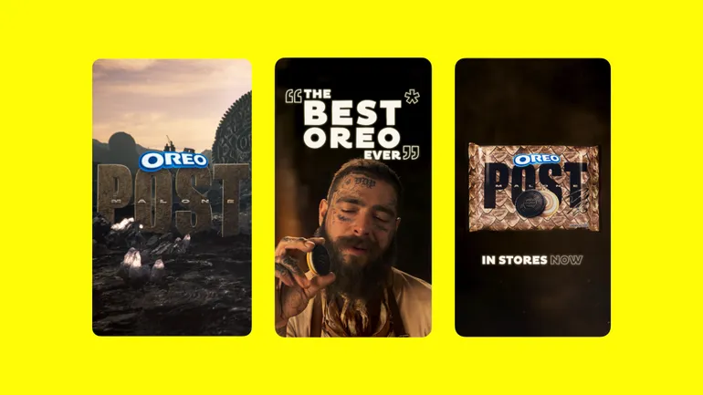 Oreo hypes Post Malone cookie drop with new Snapchat ad format