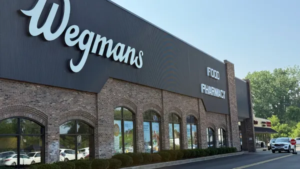 Exterior of a grocery store.