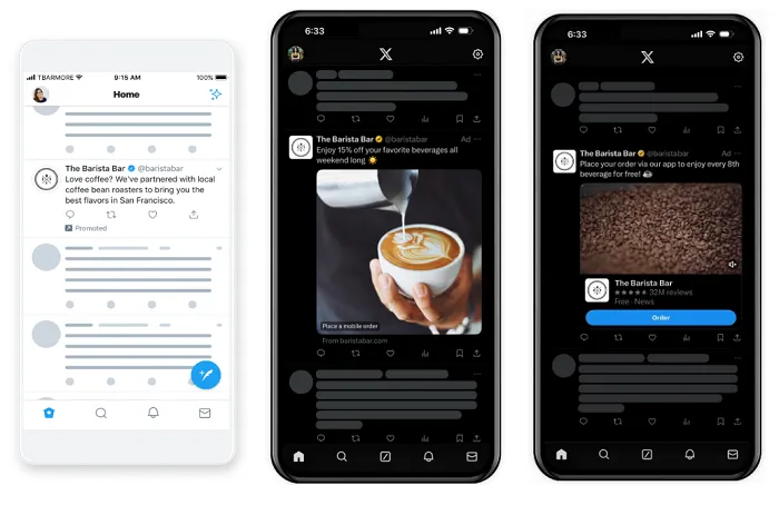 X ads example