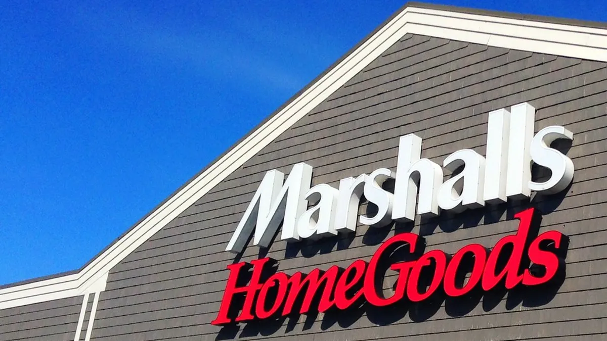 HomeGoods Marshalls store front