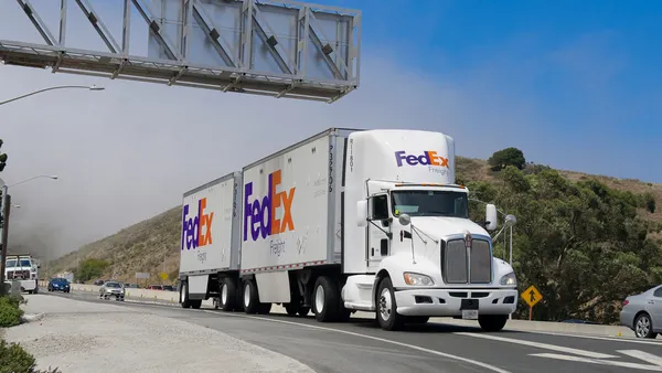 FedEx Freight truck Q4 2026