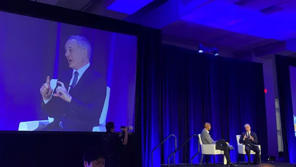 AWS VP of Worldwide Public Sector Dave Levy speaks with White House AI and Crypto Czar David Sacks during a fireside chat at the AWS Summit in Washington, D.C. on June 10, 2025.