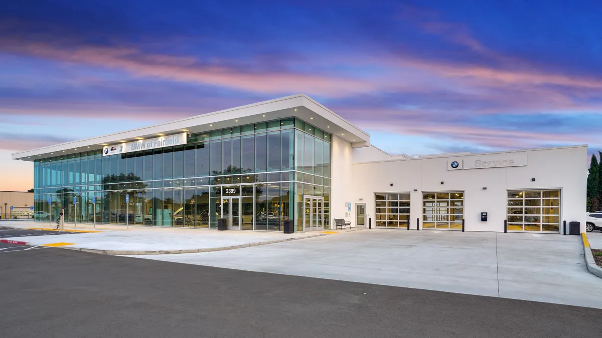 The BMW of Fairfield dealership in California.