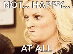 Not Happy GIF
