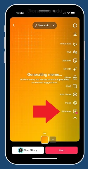 TikTok AI meme generator