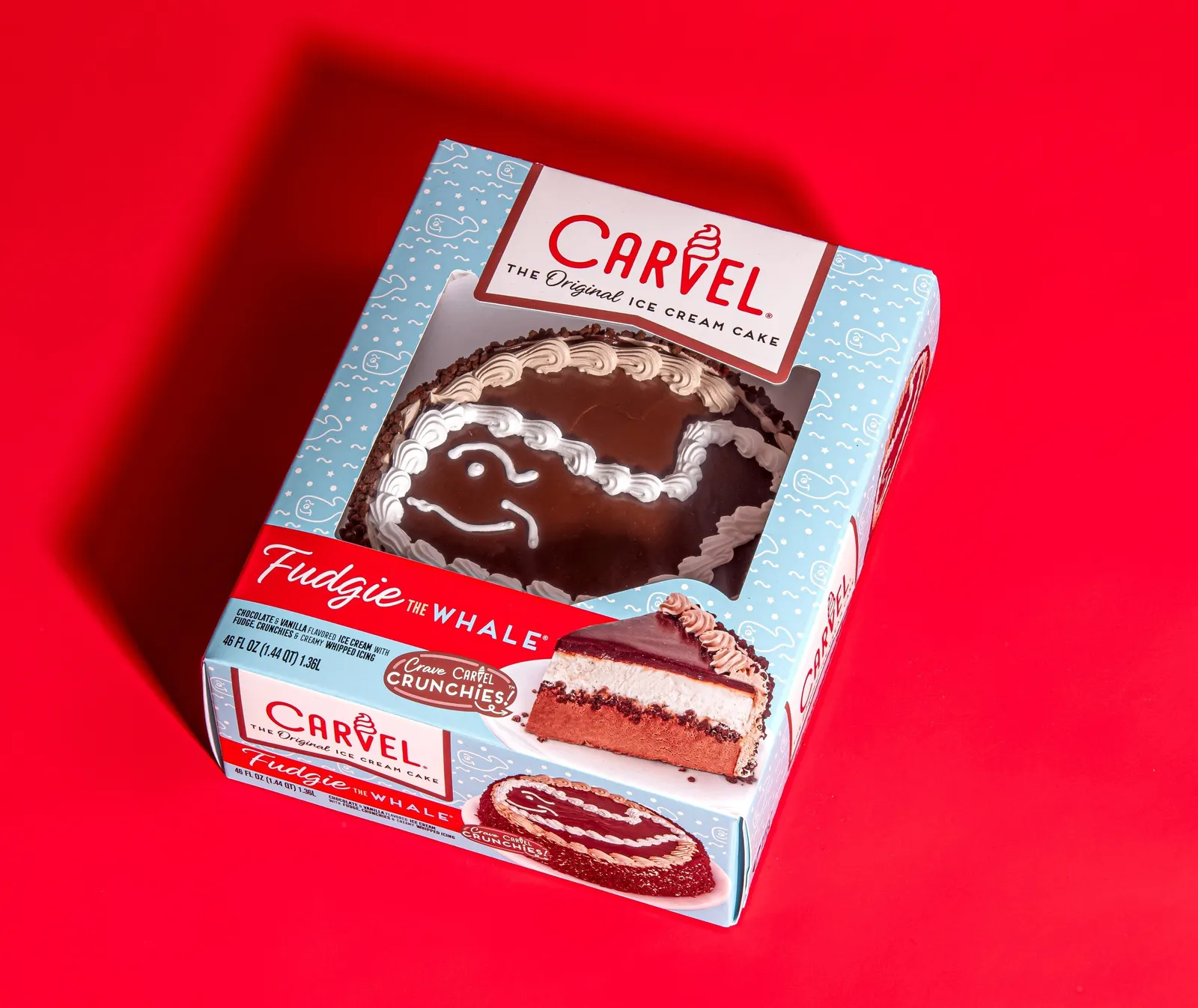 An ice cream cake.