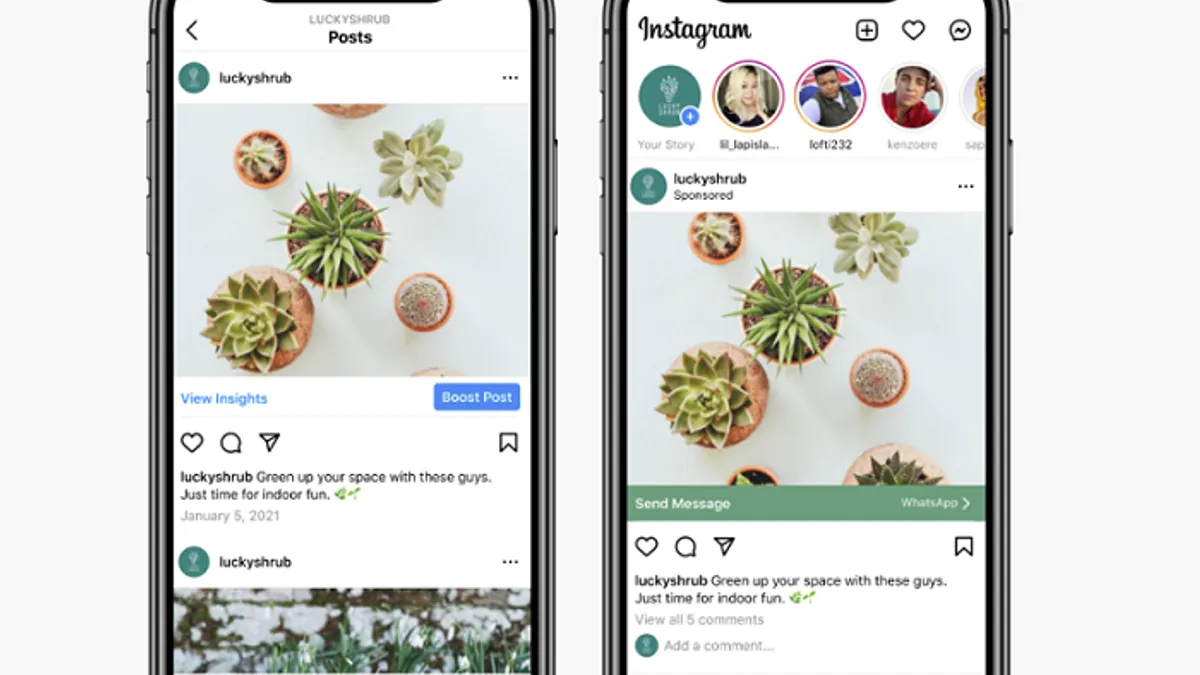 Instagram WhatsApp