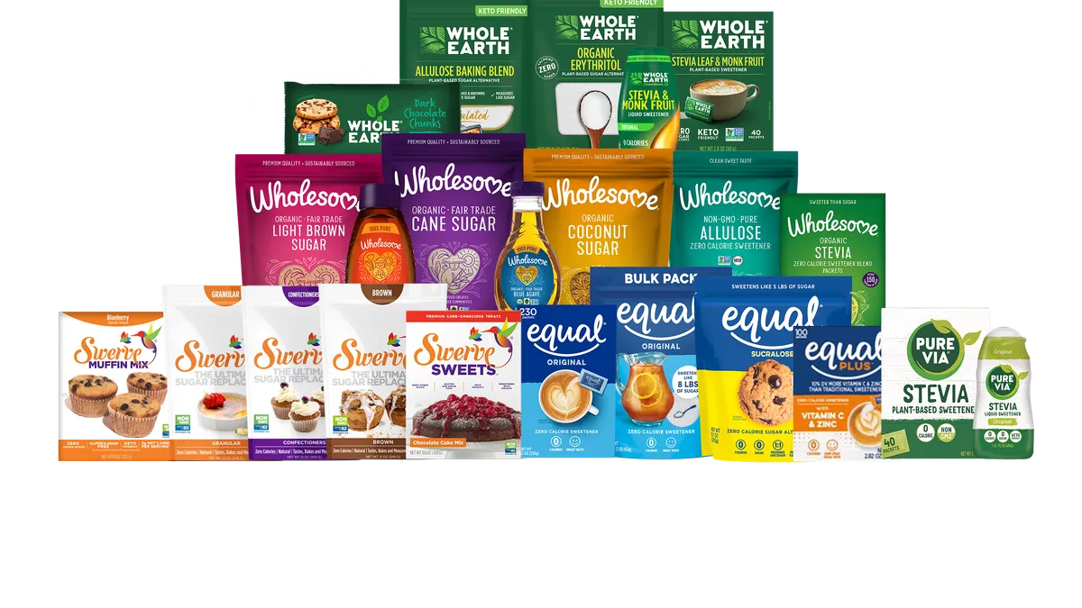 Whole Earth Brands, sugar, sweetener, equal