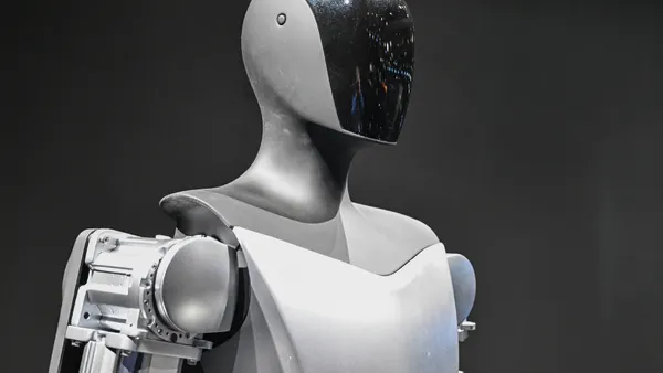 A tesla robot