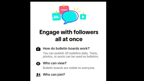 TikTok Bulletin Boards