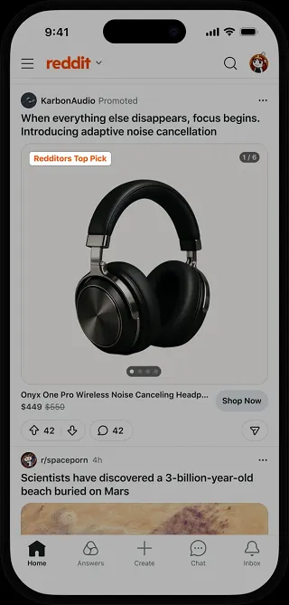 Reddit community overlays