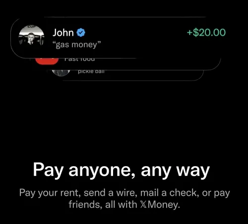 X money example