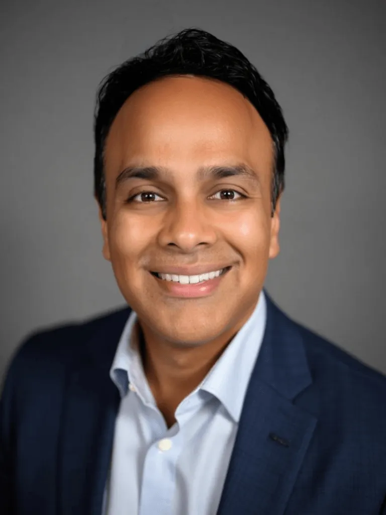 A headshot of Virag Patel, CEO at ePac