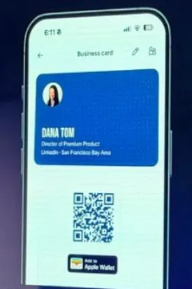 LinkedIn business cards