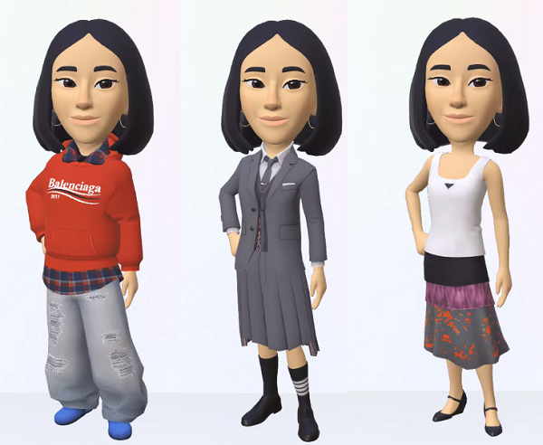 Meta avatar store