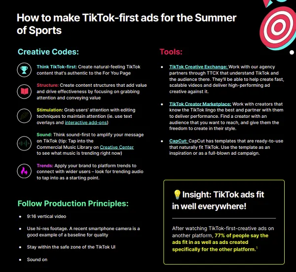 TikTok Summer of Sports 2024