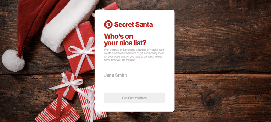 Pinterest Launches 'Secret Santa' Campaign to Drive Holiday Gift Purchases | Social Media Today