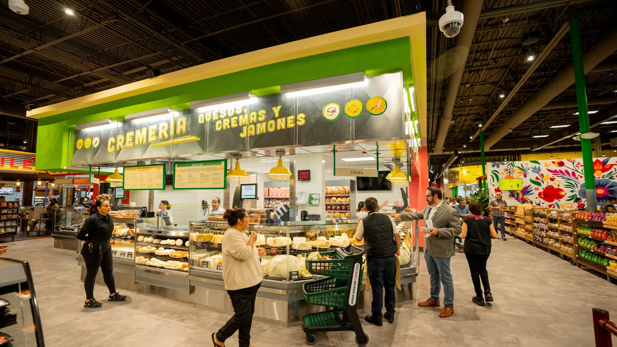 Interior of a grocery store