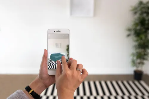 Rephrase single title from this title Apple reportedly to announce phone-to-phone AR at WWDC . And it must return only title i dont want any extra information or introductory text with title e.g: ” Here is a single title:”