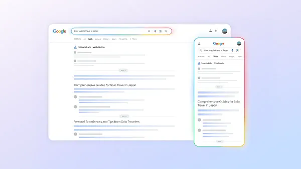 Google AI results