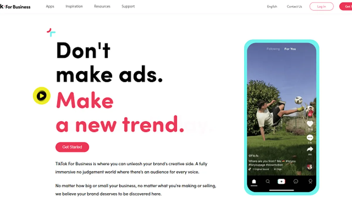 TikTok for Business